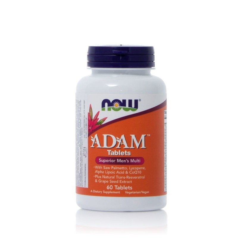 NOW Foods Adam Superior Men Multi, 60 Tablets