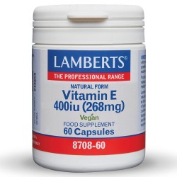 Lamberts Vitamin E Natural 400IU 60 Capsules