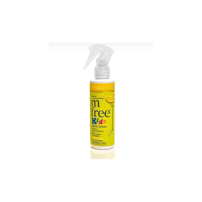 M-Free Kids Natural Insect Repellent Spray Lotion Banana