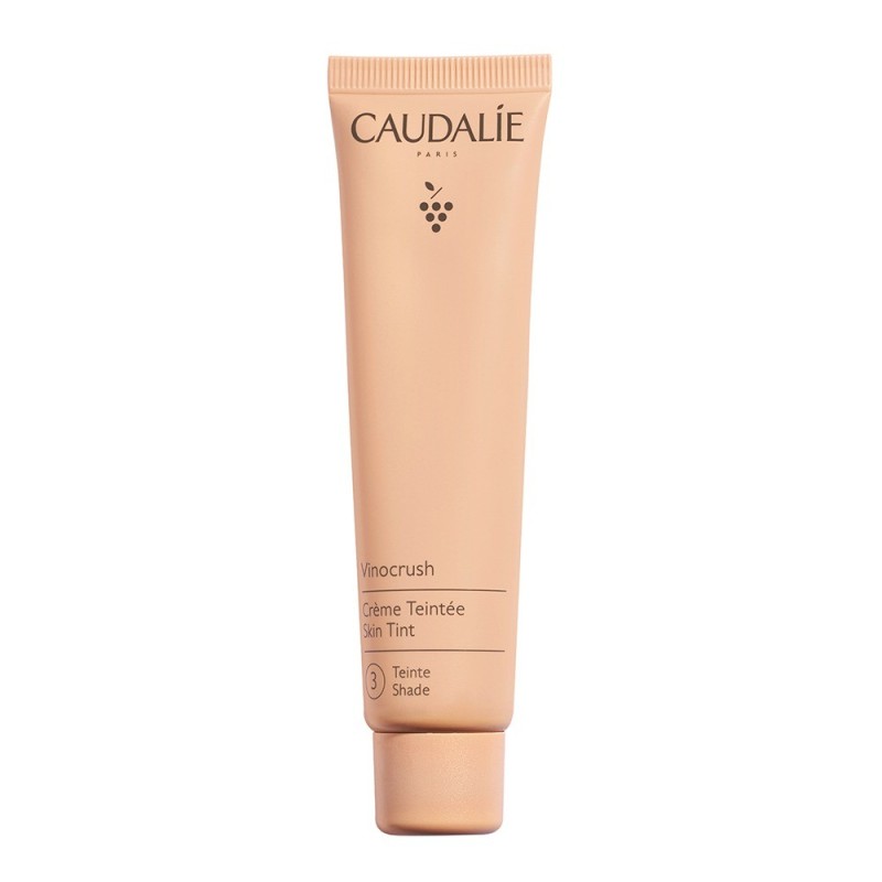 Caudalie Vinocrush Skin Tint Shade 3 Light Medium Face Cream Hydrating 30ml