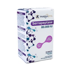 Pharmavital Serrapeptase 80.000IU 90 Tablets