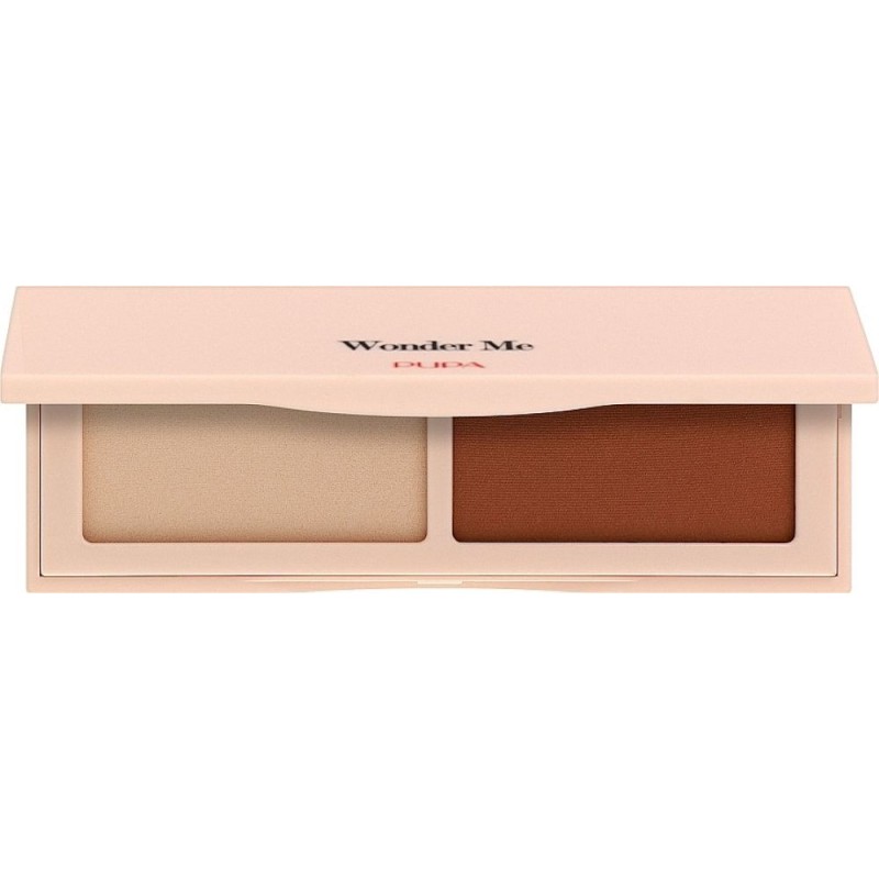 Pupa 002 Wonder Me Natural Sulpt Contouring Face Powder Duo
