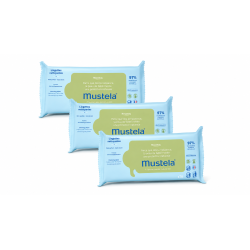 Mustela Clean Wipes Normal Skin 2 + 1 Blue