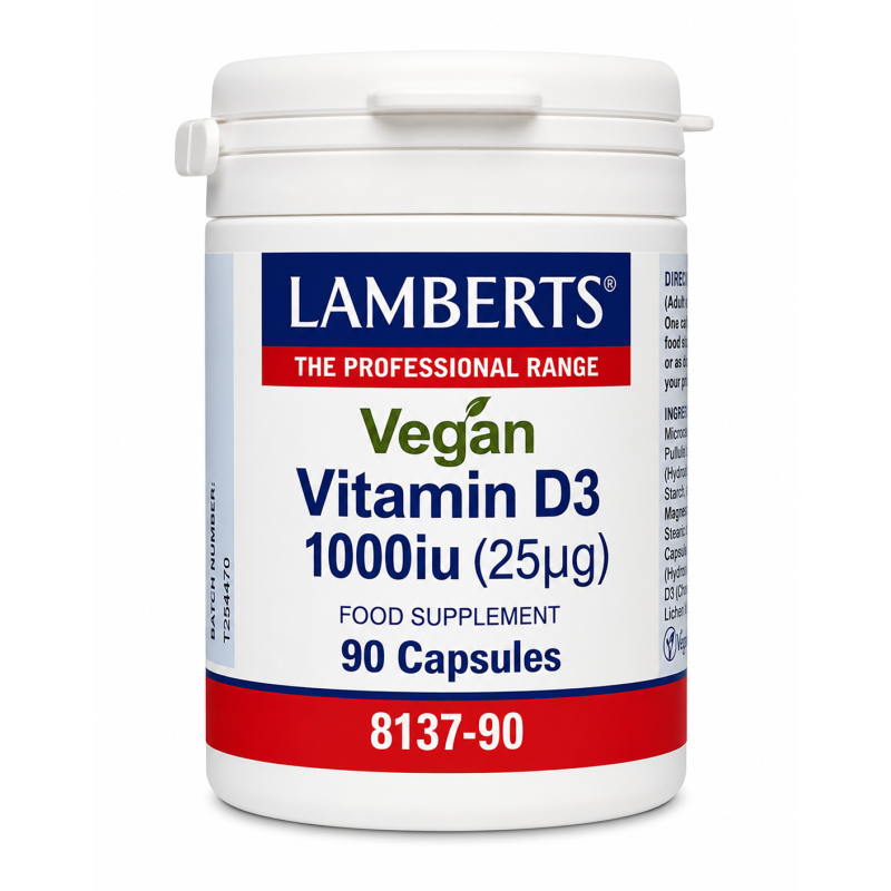 Lamberts Vitamin D3 1000IU 90 Capsules