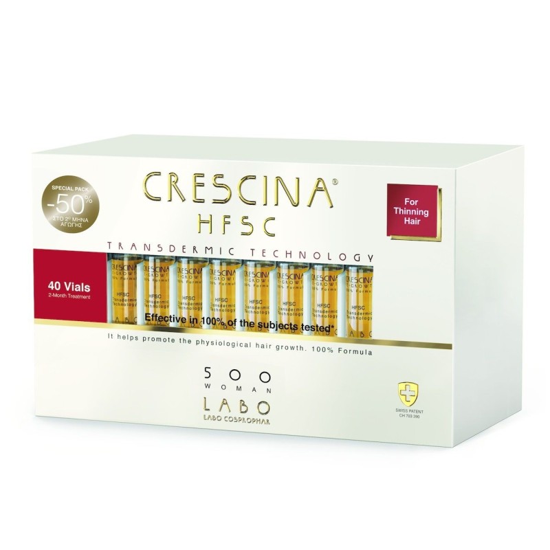Crescina Transdermic Technology HFSC 500 For Thinning Hair Woman