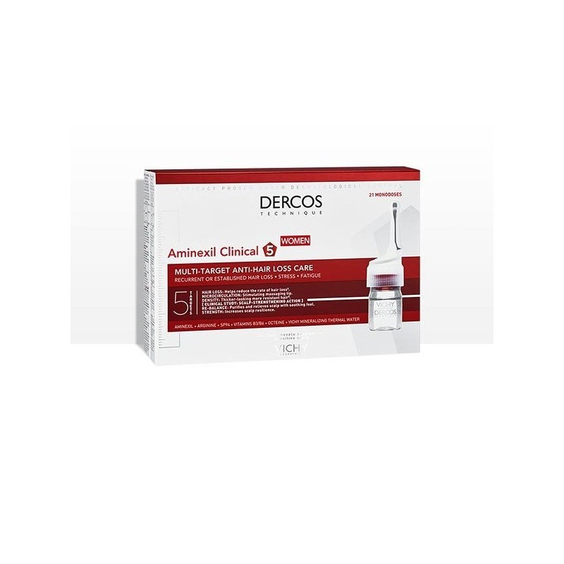 Vichy Dercos Aminexil Clinical Women 21 x 6ml Monodoses