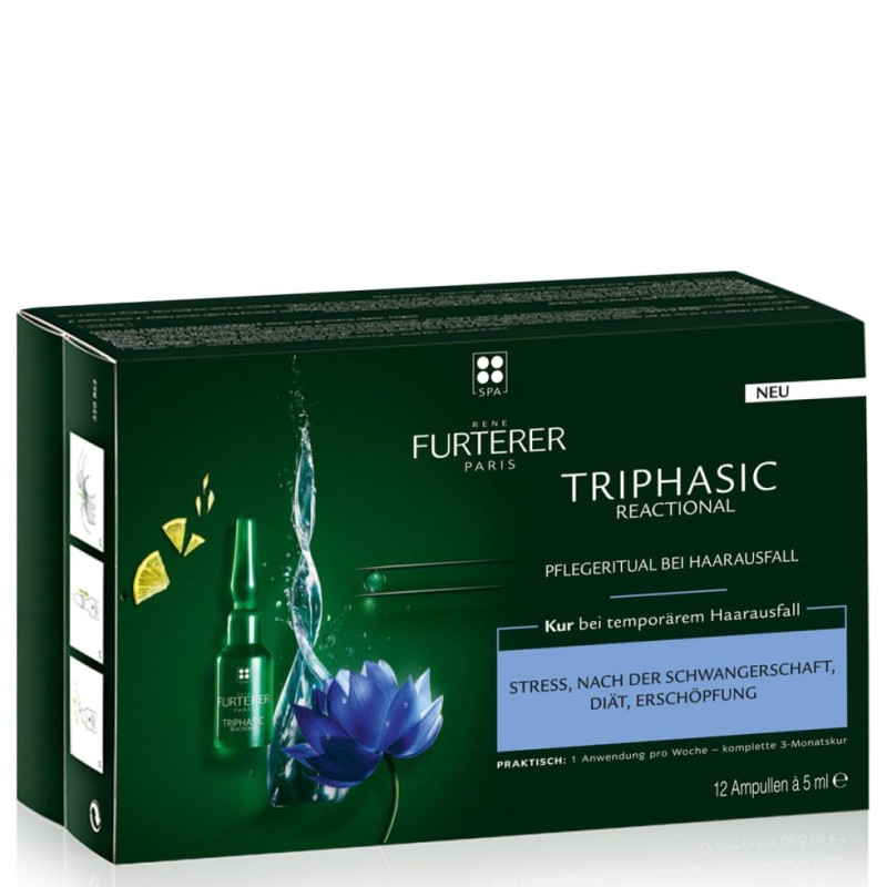 Rene Furterer Triphasic Reactional Anti Hair 12 x 5ml